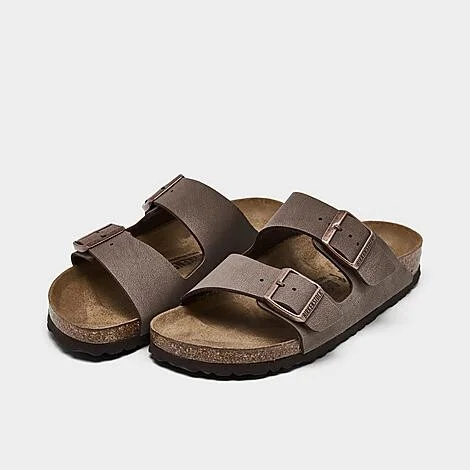 Women's Birkenstock Arizona Birkibuc Sandals (Big Kids' Sizes Available) - Image 3