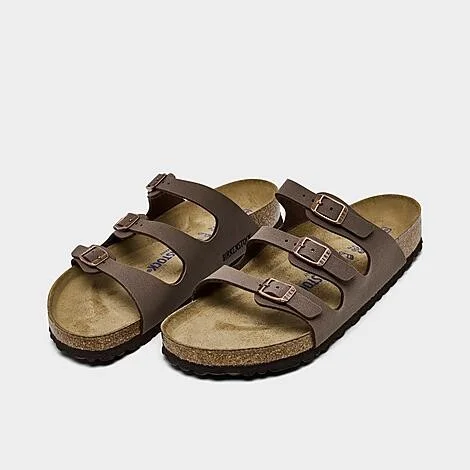 Women's Birkenstock Florida Birko-Flor Nubuck Soft Footbed Sandals - Image 2