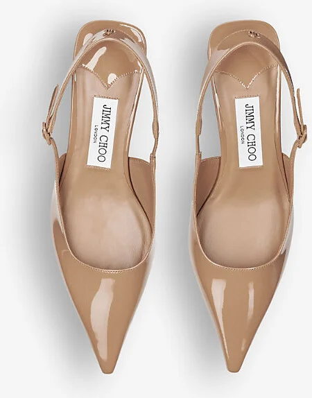 Womens Biscuit Amel 50 Slingback Leather Heeled Courts Eur 35 / 2 Uk Women - Image 2