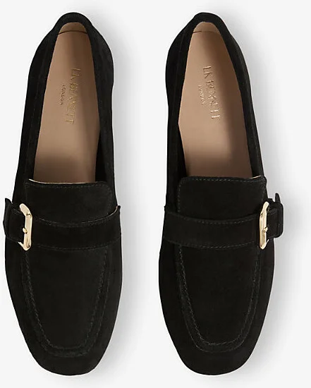 Womens Bla-Black Austin Suede Loafers Eur 41 / 8 Uk Women - Image 2