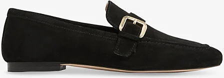 Womens Bla-Black Austin Suede Loafers Eur 41 / 8 Uk Women