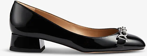 Womens Bla-Black Blakely Patent-Leather Pumps Eur 35 / 2 Uk Women