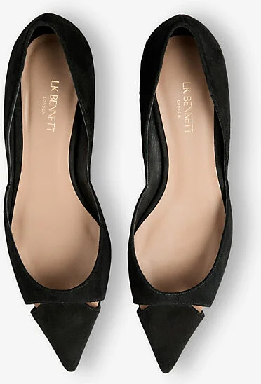Womens Bla-Black Cecile 55 Cut-Out Suede Heeled Courts Eur 42/ 9 Uk Women - Image 2