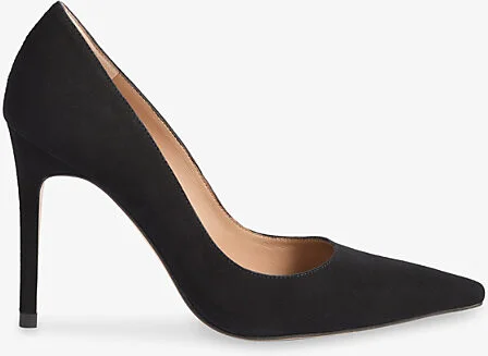 Womens Bla-Black Fern Suede Courts Eur 37.5 / 4.5 Uk Women