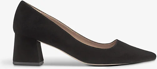 Womens Bla-Black Sloane Pointed-Toe Suede Heeled Courts Eur 40 / 7 Uk Women