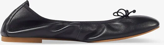 Womens Bla-Black Trilly Patent Leather Ballerina Flats Eur 42/ 9 Uk Women