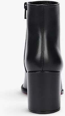 Womens Black Adoxa 70 Leather Heeled Boots Eur 39 / 6 Uk Women - Image 2