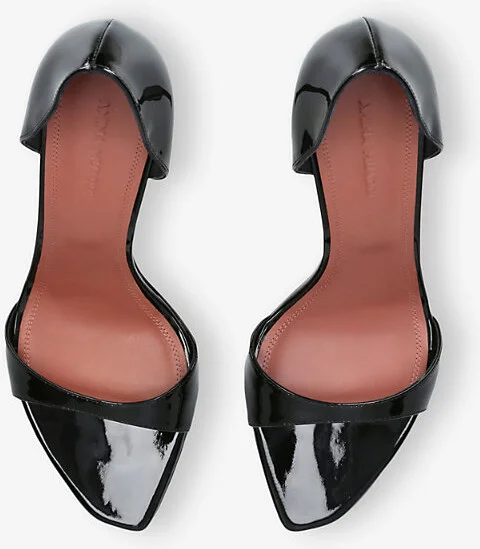 Womens Black Agnese 95 Patent-Leather Sandals Eur 37 / 4 Uk Women - Image 2