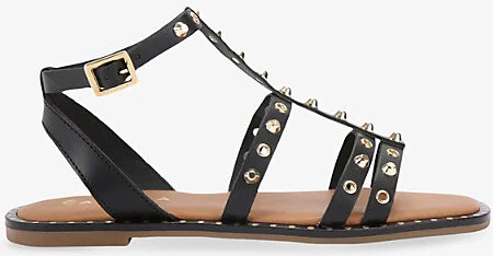 Womens Black Alia Leather Sandals Eur 39 / 6 Uk Women