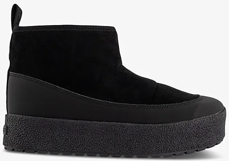 Womens Black Alunda Hybrid Faux Fur-Lined Neoprene Ankle Boots Eur 40 / 7 Uk Women