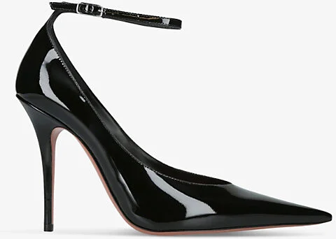 Womens Black Anok 105 Patent-Leather Pumps Eur 39 / 6 Uk Women