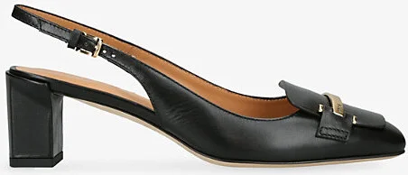 Womens Black Barretta Leather Courts Eur 39 / 6 Uk Women