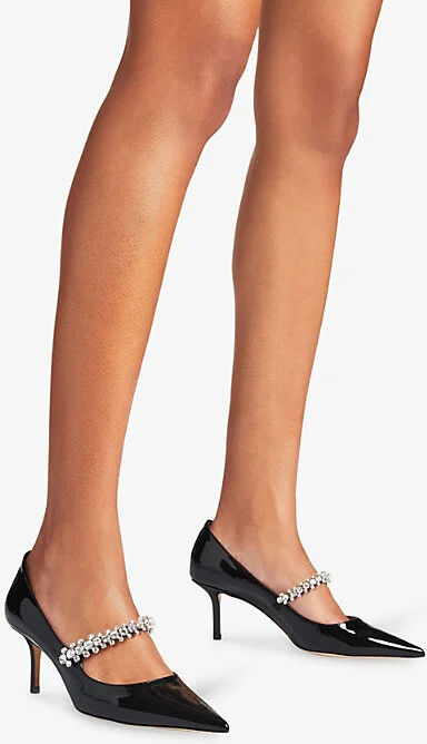 Womens Black Bing 65 Patent-Leather Heeled Mules Eur 34.5 / 1.5 Uk Women - Image 2