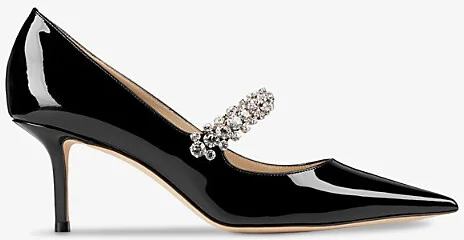 Womens Black Bing 65 Patent-Leather Heeled Mules Eur 34.5 / 1.5 Uk Women