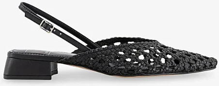Womens Black Birdie Slingback Leather Sandals Eur 37 / 4 Uk Women
