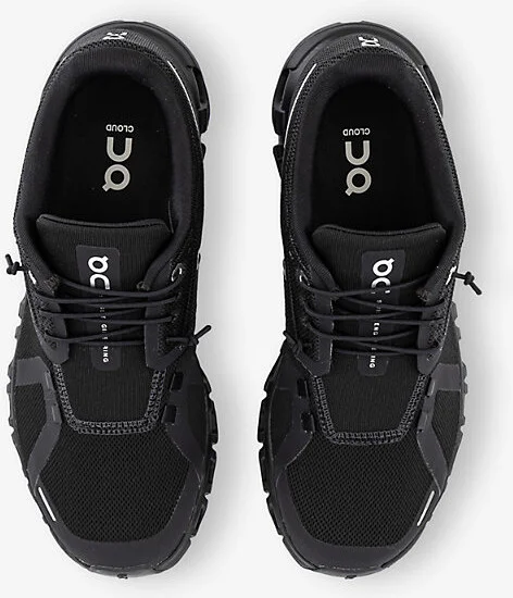 Womens Black Black F Cloud 6 Mesh Low-Top Trainers 5 - Image 2
