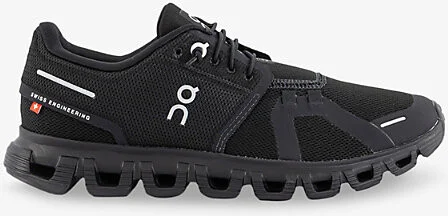 Womens Black Black F Cloud 6 Mesh Low-Top Trainers 5