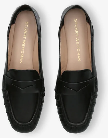 Womens Black Brooks Leather Loafers Eur 36 / 3 Uk Women - Image 2
