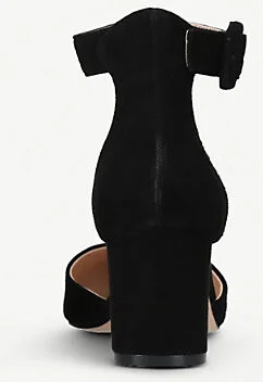 Womens Black Burlington Pointed Toe Suede Court Shoes Eur 36 / 3 Uk Women - Image 2