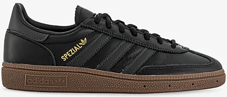 Womens Black Carbon Gold Metall Handball Spezial Leather Trainers Eur 40 / 7 Uk Women