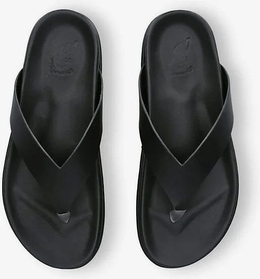 Womens Black Charys Flatform Leather Sandals Eur 41 / 8 Uk Women - Image 2