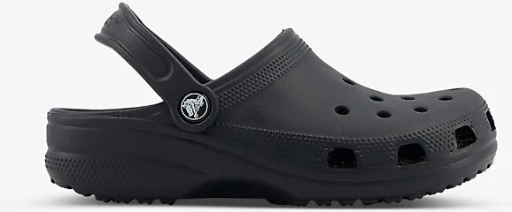 Womens Black Classic Waterproof Rubber Clogs Eur 39 / 6 Uk Women