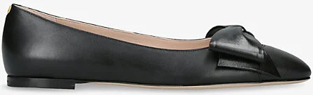 Womens Black/Comb Bowbow Leather Flats Eur 37.5 / 4.5 Uk Women