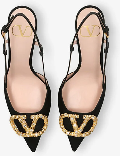 Womens Black/Comb Vlogo 80 Slingback Pumps Eur 40 / 7 Uk Women - Image 2