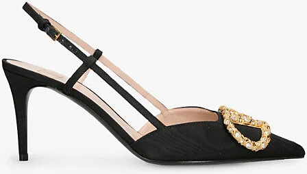 Womens Black/Comb Vlogo 80 Slingback Pumps Eur 40 / 7 Uk Women
