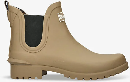 Womens Black/Comb Wilton Chelsea-Style Rubber Wellington Boots Eur 36 / 3 Uk Women