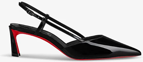 Womens Black Condoroline 55 Patent-Leather Heeled Courts Eur 39 / 6 Uk Women