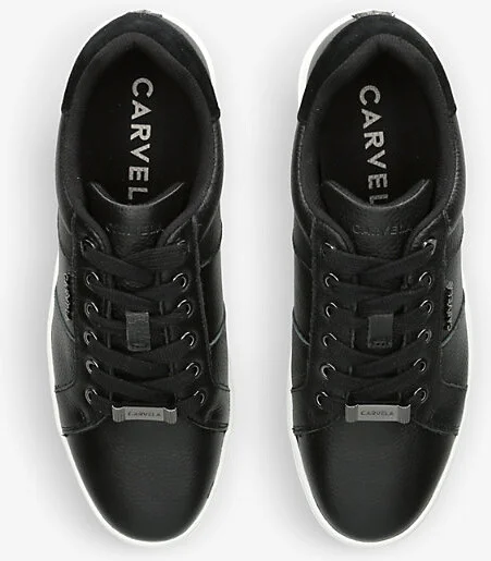 Womens Black Connect Platform-Sole Leather Trainers Eur 39 / 6 Uk Women - Image 2
