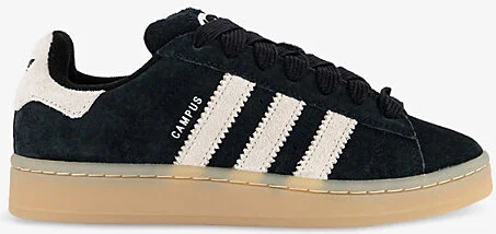 Womens Black Cream White Gum Campus 00S Suede Trainers Eur 40 / 7 Uk Women