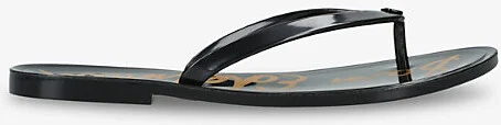 Womens Black Dean Jelly Flip Flops Eur 37.5 / 4.5 Uk Women