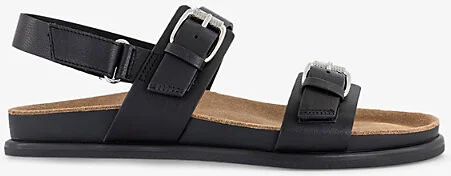 Womens Black Effie Leather Sandals Eur 39 / 6 Uk Women