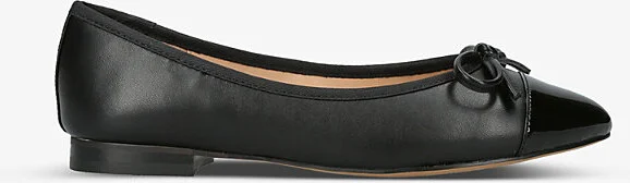 Womens Black Ellison 001 Bow-Embellished Leather Pumps Eur 36 / 3 Uk Women