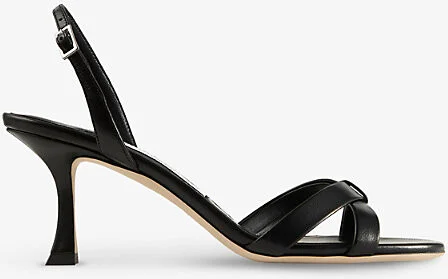 Womens Black Elsy 70 Leather Heeled Sandals Eur 36 / 3 Uk Women