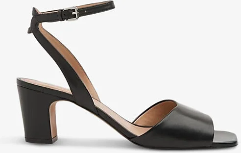 Womens Black Emerson Heeled Leather Sandals Eur 40 / 7 Uk Women
