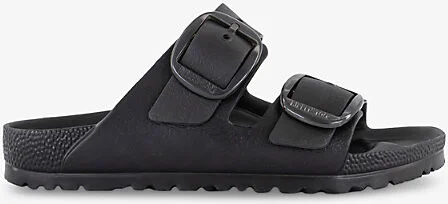 Womens Black Eva Arizona Big Buckle Rubber Sandals Eur 39 / 6 Uk Women