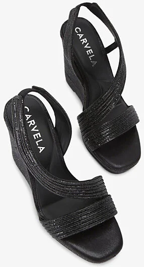 Womens Black Gala 110 Rope-Effect Wedge-Heeled Woven Sandals Eur 37 / 4 Uk Women - Image 2