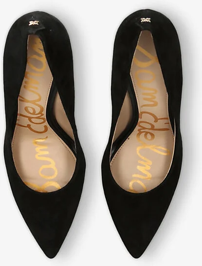 Womens Black Hazel Suede Courts Eur 38.5 / 5.5 Uk Women - Image 2
