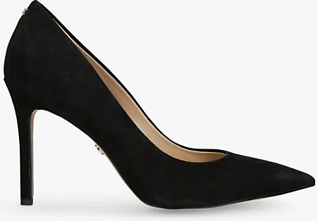 Womens Black Hazel Suede Courts Eur 38.5 / 5.5 Uk Women
