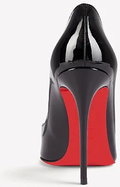Womens Black Hot Chick 100 Patent-Leather Courts Eur 34 / 1 Uk Women - Image 2