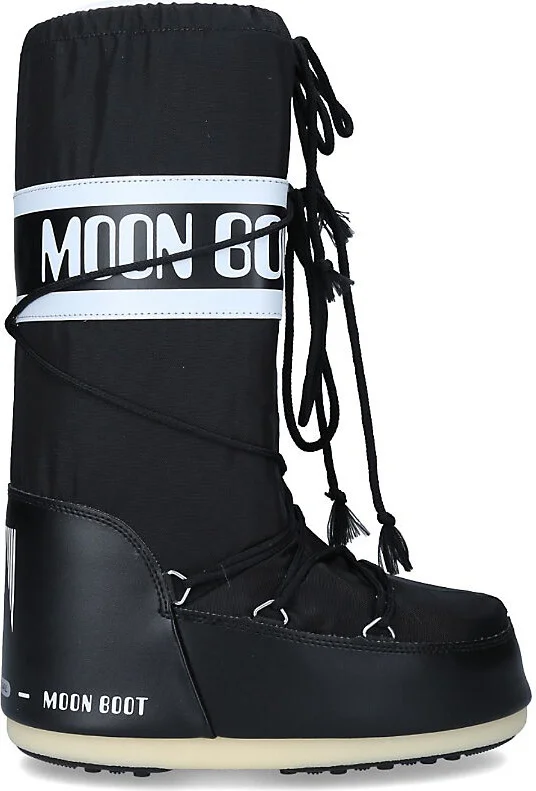 Womens Black Icon Brand-Print Shell Boots Eur 38/5 Uk Women
