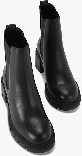 Womens Black Ignite Heeled Leather Chelsea Boots Eur 40 / 7 Uk Women - Image 2