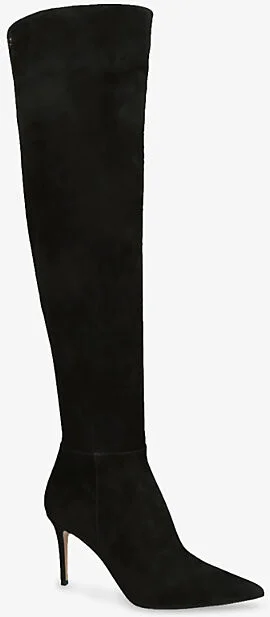 Womens Black Jules Camoscio 45 Suede Thigh-High Boots Eur 39 / 6 Uk Women - Image 2
