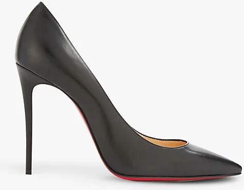 Womens Black Kate 100 Leather Courts Eur 35 / 2 Uk Women