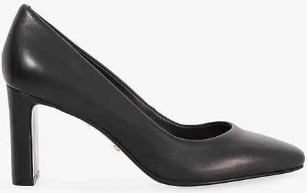 Womens Black Leather Arriving Leather Heeled Courts Eur 36 / 3 Uk Women