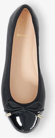 Womens Black Leather Highest Wide-Fit Leather Ballet Flats Eur 37 / 4 Uk Women - Image 2