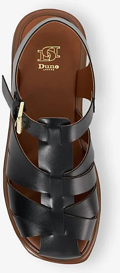 Womens Black Leather Lisherman Fisherman Leather Sandals Eur 36 / 3 Uk Women - Image 2